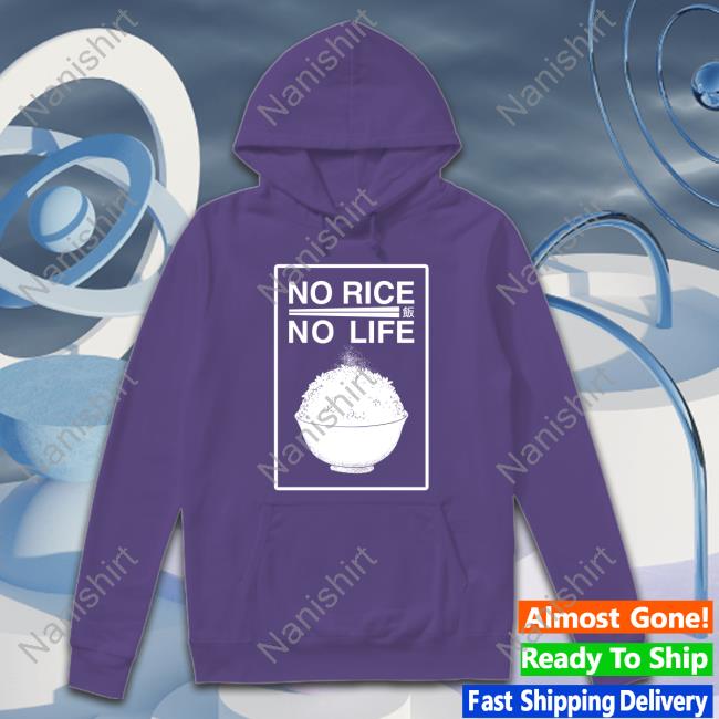 Buffbunnymika No Rice No Life Tee Nomsco