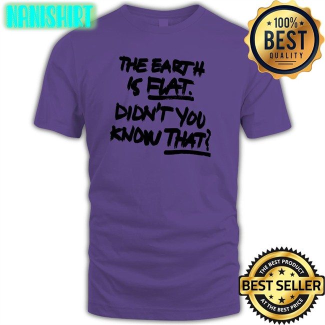 Min Yoongi The Earth Is Flat Didn't You Know That Classic Unisex TShirts