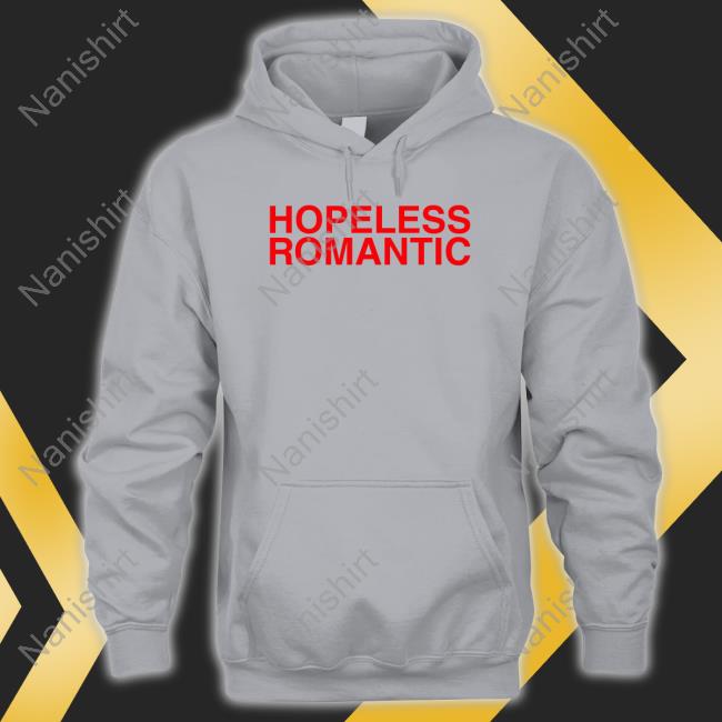 Steph Bohrer Hopeless Romantic White Hooded Sweatshirt