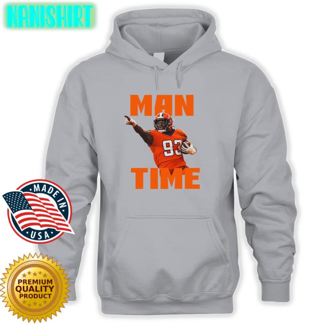 Caleb Okechukwu Man Time Tee Shirt Caleb Okechukwu 93 Merch