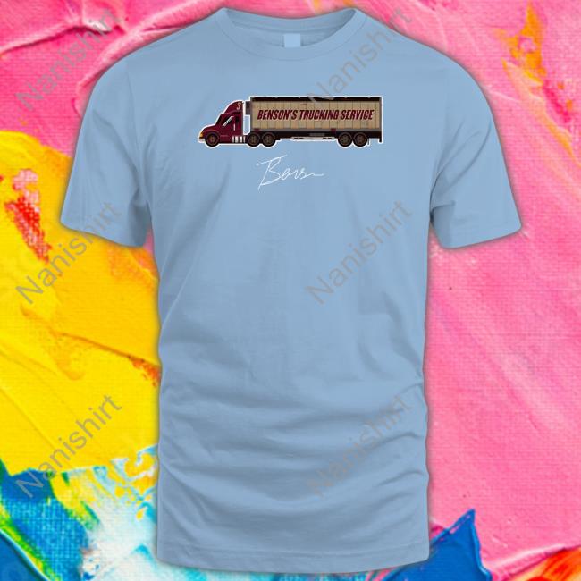 Trey Benson Merch Benson's Trucking Service Sweatshirt Treybenson3