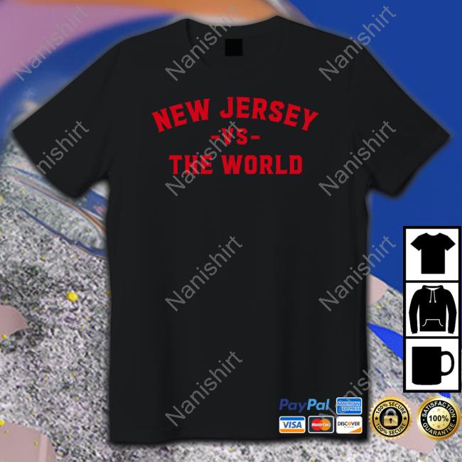 Spittin' Chiclets New Jersey Vs The World Crewneck Sweatshirt