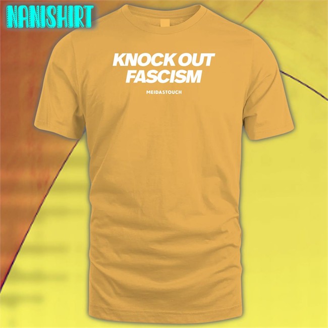 Knock Out Fascism Long Sleeve Shirt Meidastouch