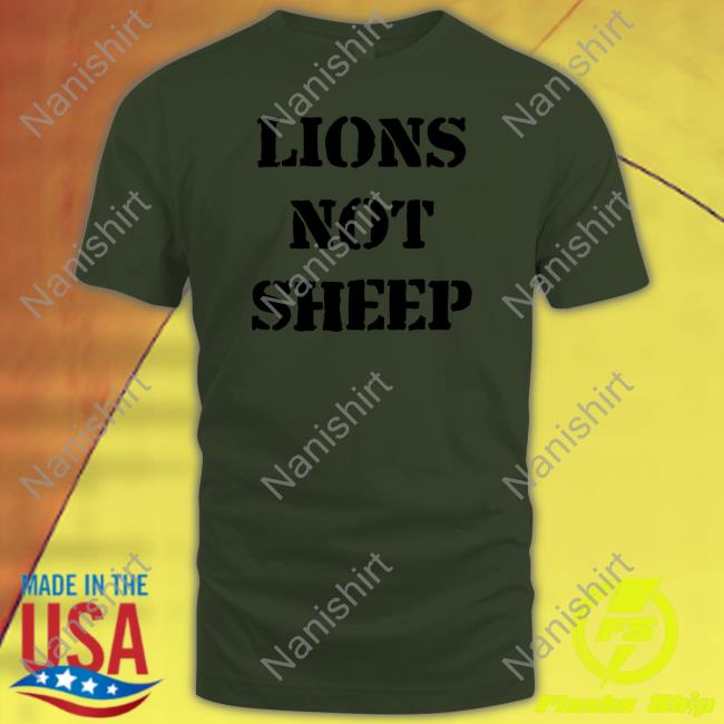 Lions Not Sheep Hoodie
