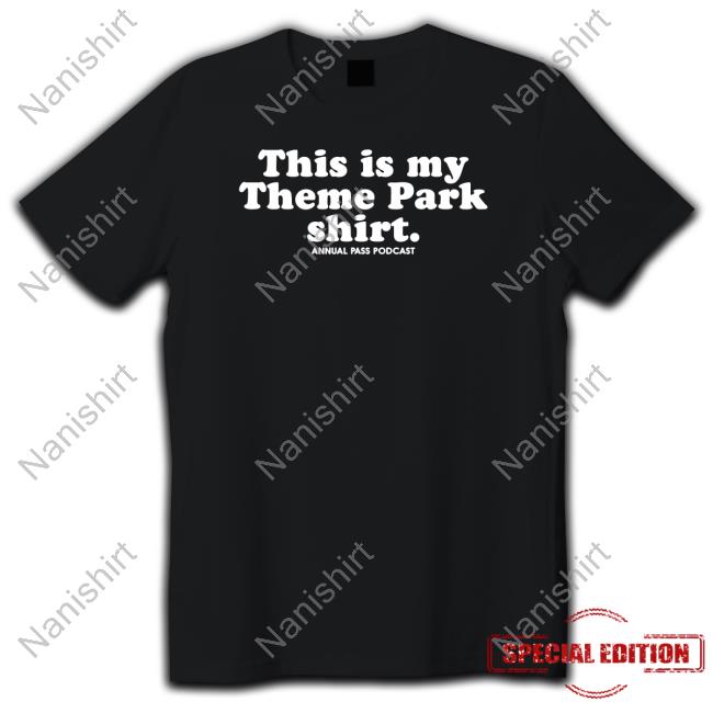 Rooster Teeth Store This Is My Theme Park Shirt Annual Pass Podcast Shirt Jack Pattillo New Shirt