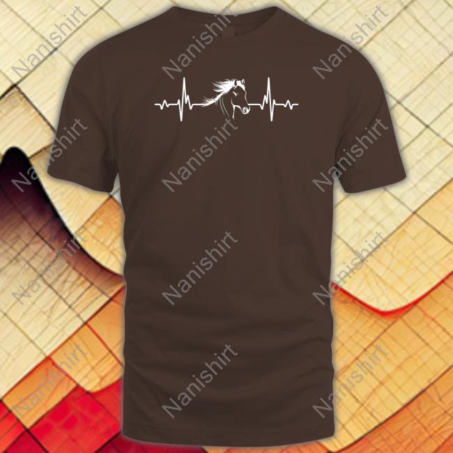 Horselove Merch Heartbeat Horse T Shirt