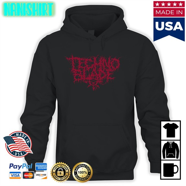Technoblade Metal Font T Shirt Technoblade Merchandise