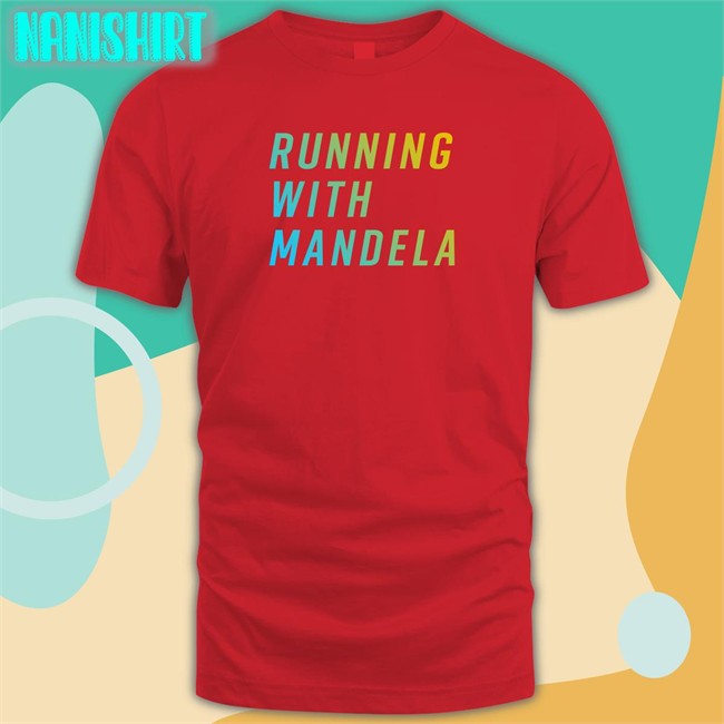 Mandela Barnes For US Senate Merch Running With Mandela Hooded Sweatshirt