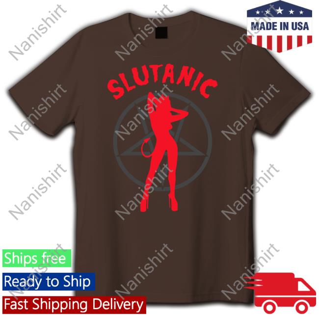 Shirts That Go Hard Slutanic Devil Doll With Satanic Pentagram T Shirt