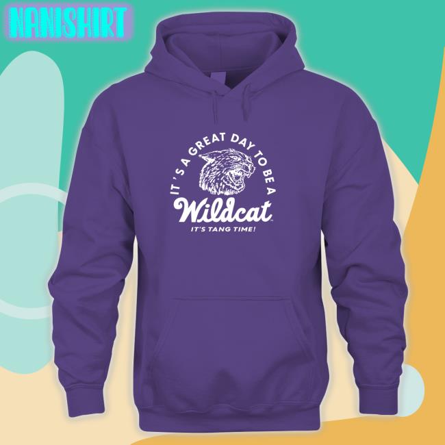 K-State Men's Basketball It's A Great Day To Be A Wildcat It's Tang Time Hoodie K-State Student Section