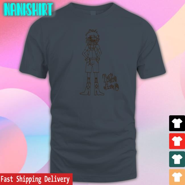 Thomas Tracklist Doodle Long Sleeve T Shirt Maneskin Merch