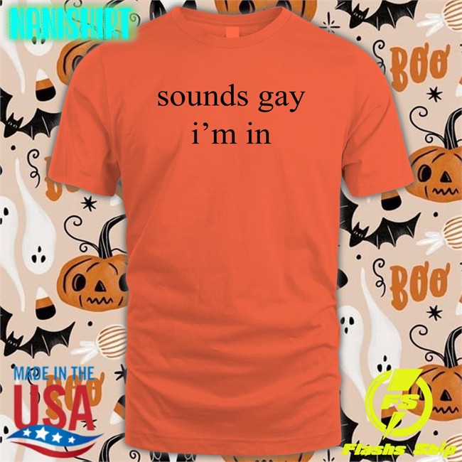 Shirts That Go Hard Sounds Gay I'm In Unisex Tee Shirt