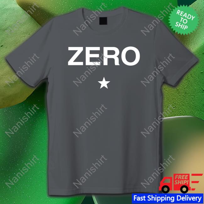 Official Zero Star Shirt 2022 Black
