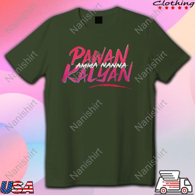 Pawan Kalyan Amma Nanna Hoodie Shirt Ded Dimaag Merch