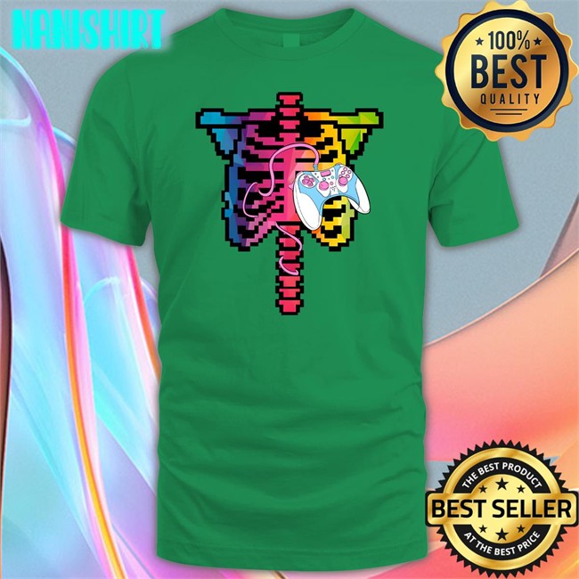Feng Min's Glowing Rib Cage Shirt Grey
