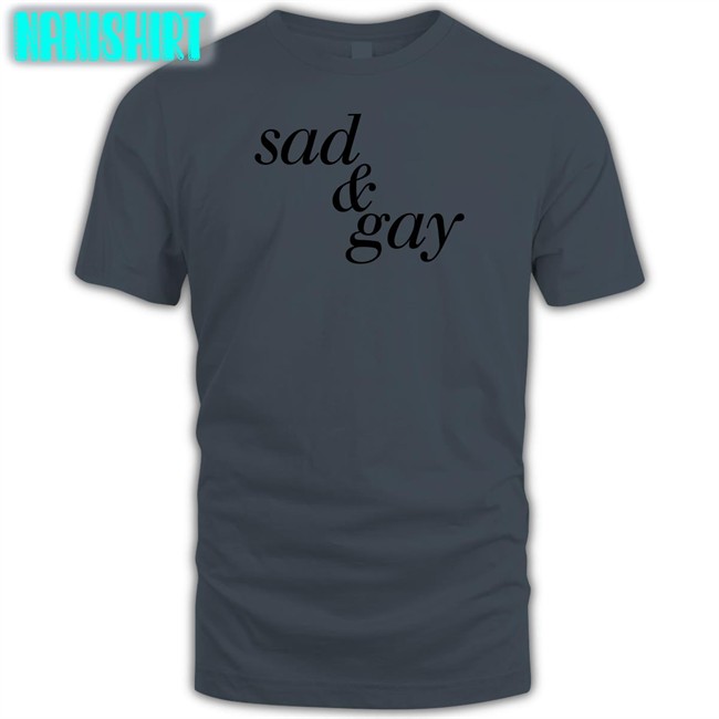 Sad & Gay Sweatshirt Weird Thrift Store Shirts