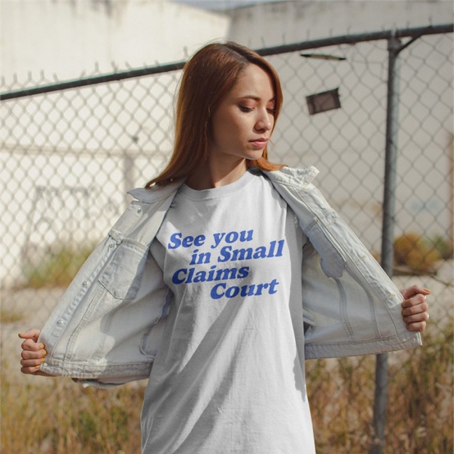 Giggly Squad See You In Small Claims Court Long Sleeve Shirt