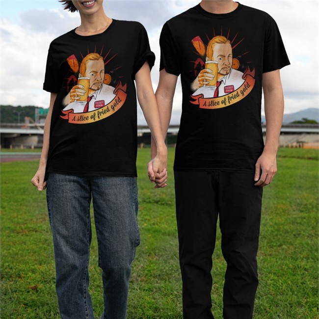 Ottomic Blue Merch Aslice Of Fried Gold Shirt Blood And Brews