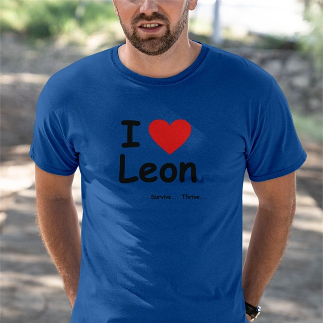 I Love Leon Survive Thrive T Shirt