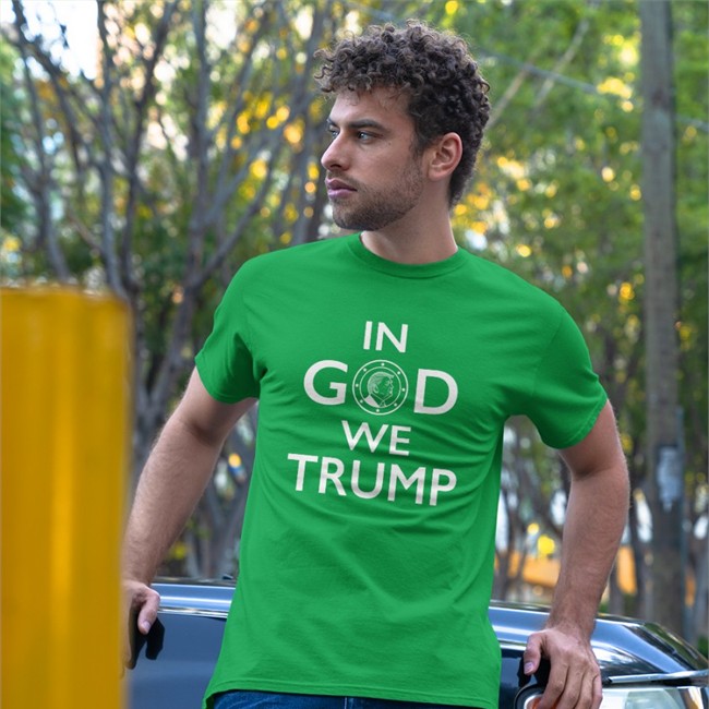 Carmen Goodwin Phd In God We Trump Shirt Red Christian Nationalism America