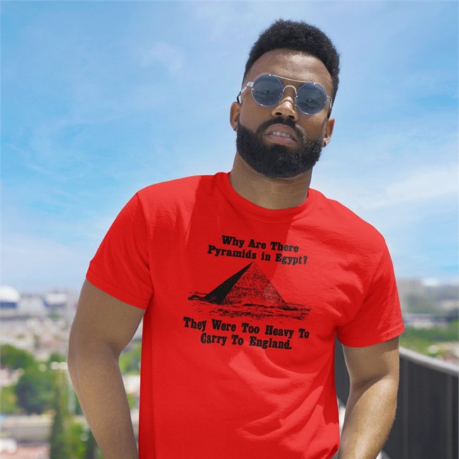Why Are There Pyramids In Egypt They Were Too Heavy To Carry To England Long Sleeve Paul Williams