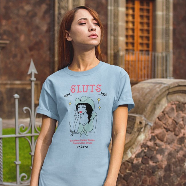 FSGPrints Sluts Southern Ladies Under Tremendous Stress Tee Nevada Schoppe