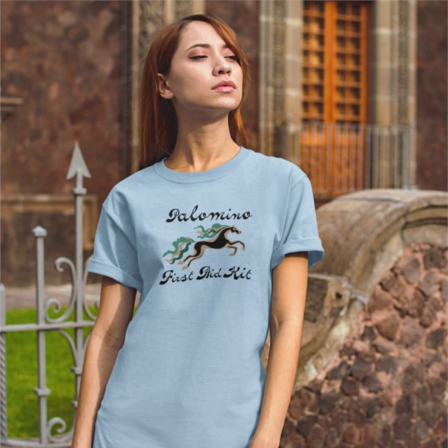 Palomino Horse Illustration Shirt Firstaidkitband First Aid Kit Merch