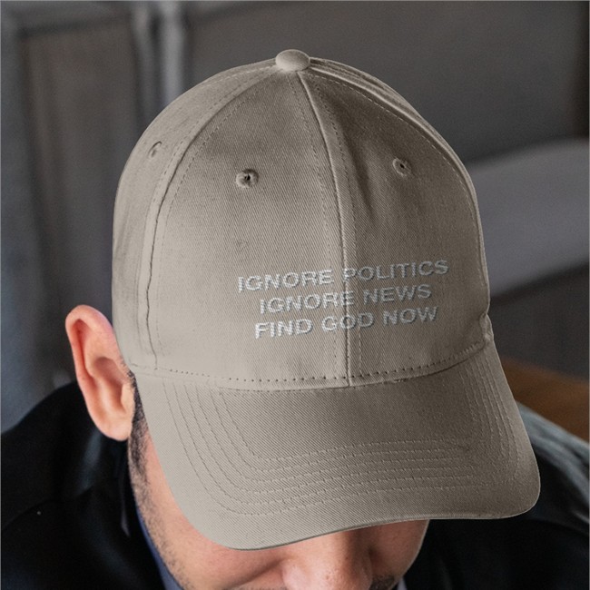 Ignore Politics Ignore News Find God Now Hoodie