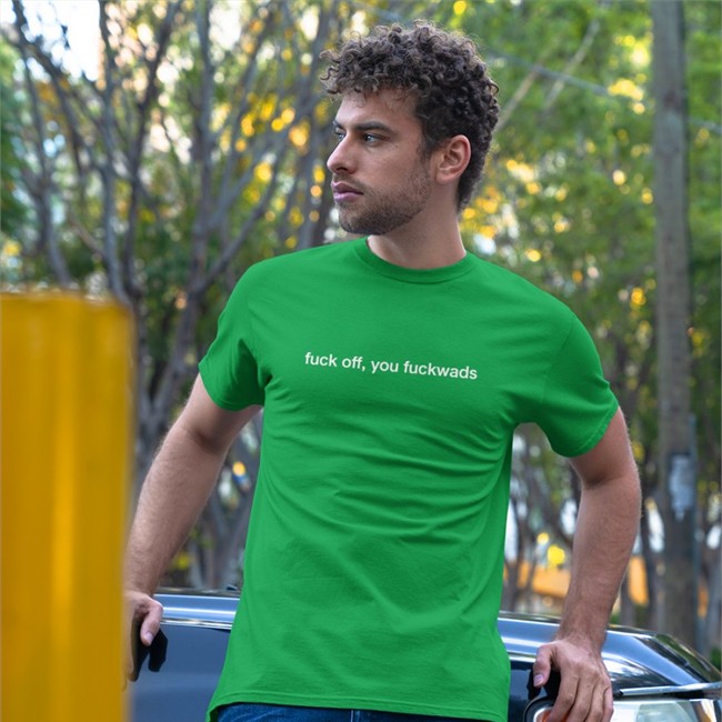 Dean Blundell Fuck Off You Fuckwads Long Sleeved T Shirt Diane Therrien