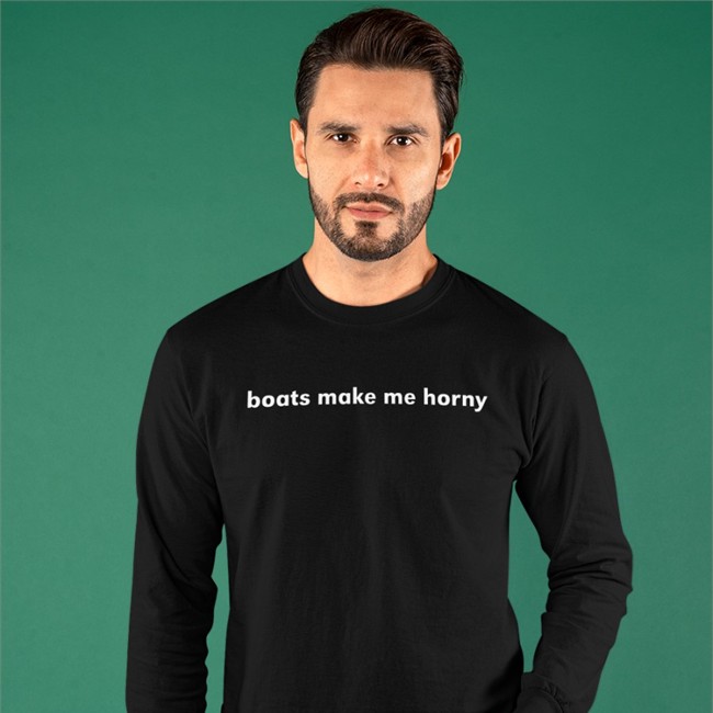 Sadie Crowell Merch Boats Make Me Horny Tee Shirt Sadie Crowell Merch