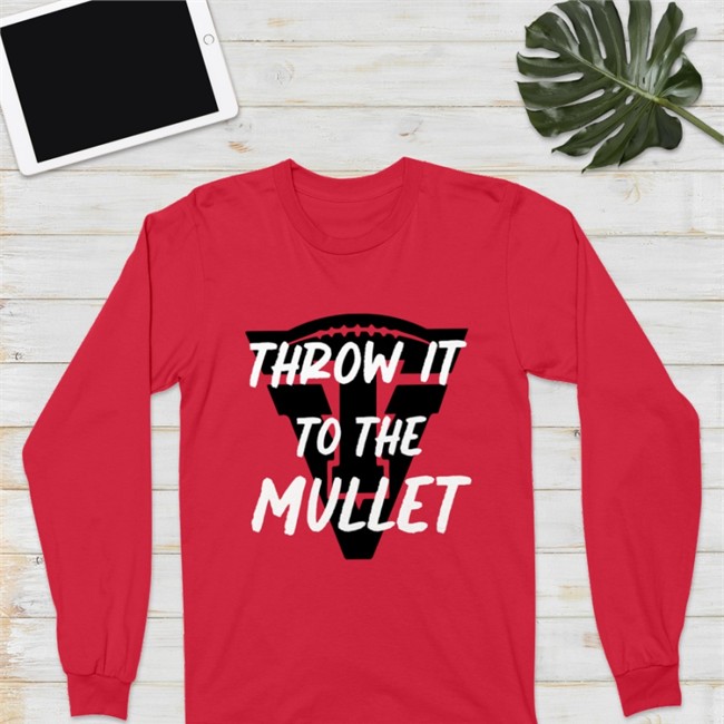 Official Store Of Travis Vokolek Throw It To The Mullet T Shirt Travis Vokolek Throwittothemullet