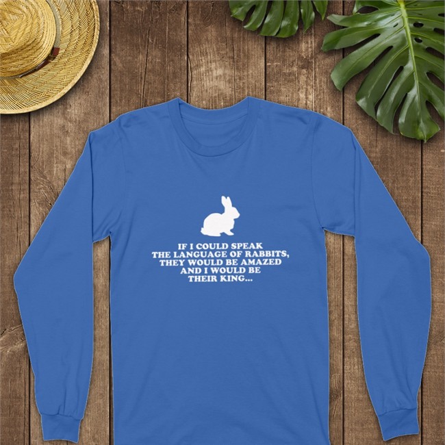 If I Could Speak The Language Of Rabbits Tee Dust Origami Buny
