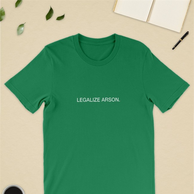 Shirts That Go Merch Hard Legalize Arson Zip Up Hooded