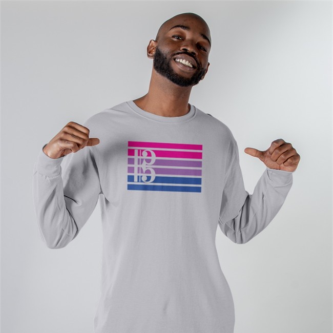 Threatening Music Notation Bisexual And Alto Clef Bi Flag Tee