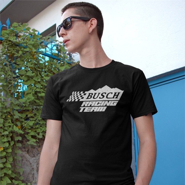 Busch Beer Busch Racing Team T Shirt Busch & Busch Light Merchandise