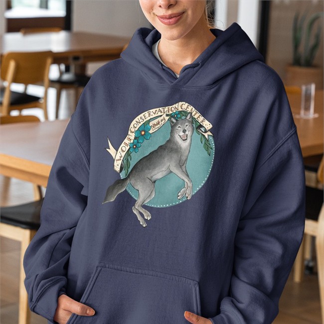 Wolf Conservation Center Merch Zephyr Forever Wolf Conservation Center Shirt Nywolforg