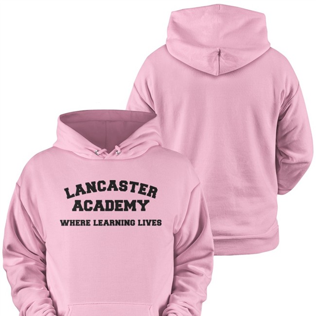 Lancaster Academy Where Learning Lives T Shirt Grey