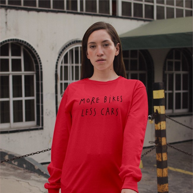 Anne Fleur Dekker More Bikes Less Cars Hooded Sweatshirt