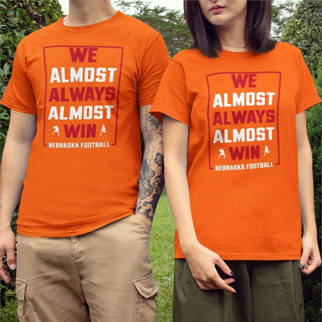 We Almost Always Almost Win Nebraska Football Shirt Black