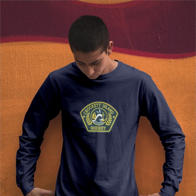 Rahul Kohli Crockett Island Sheriff Shirt Kevin Mcdermott