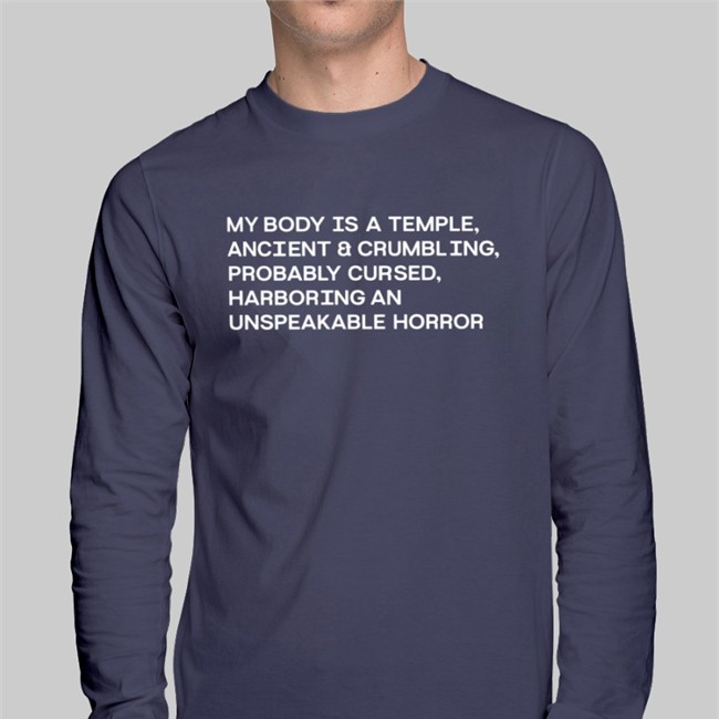 Void Merch My Body Is A Temple Ancient & Crumbling Tee