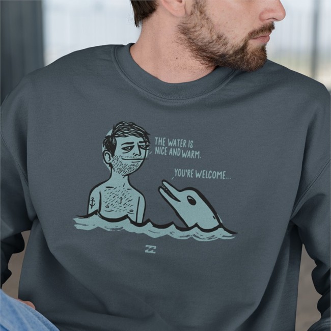 The Water Is Nice And Warm You're Welcome Hoodie