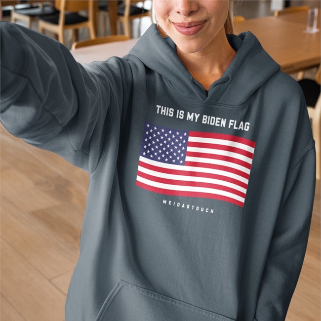 Meidastouch Merch This Is My Biden Flag Tee Shirt
