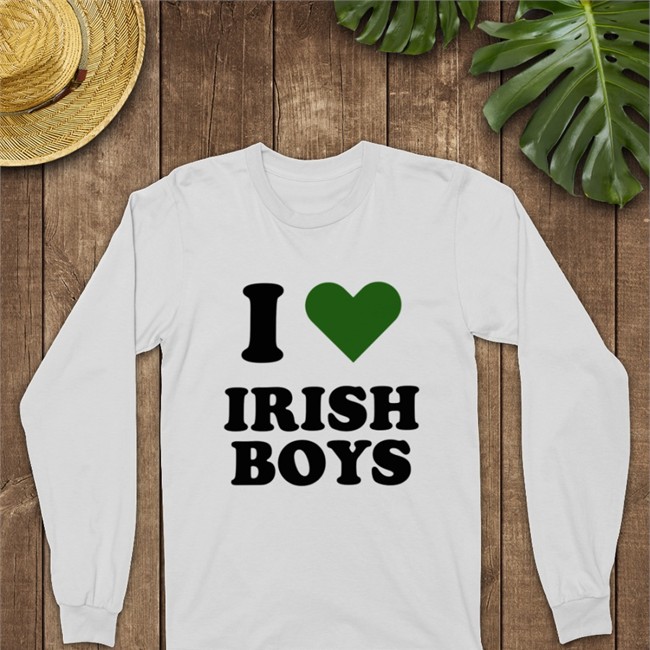 I Heart Irish Boys T Shirt