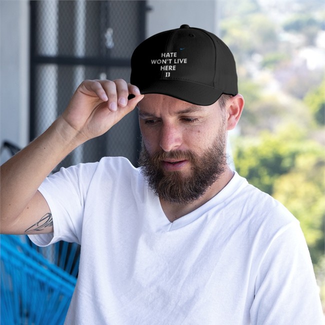 Hate Won’t Live Here T Shirt Royal Duke Volleyball