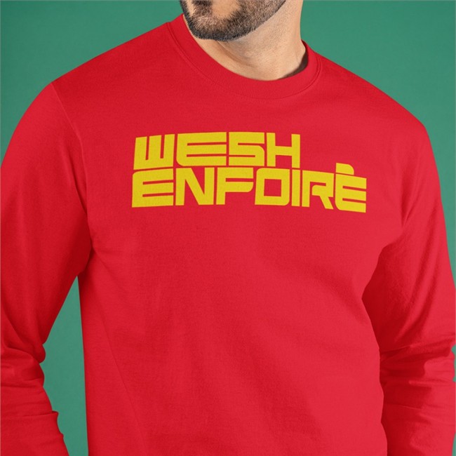 Lesram Merch Feuille2cedric Wesh Enfoire T Shirt