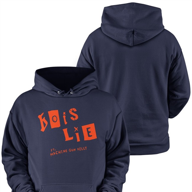 Ft Machine Gun Kelly Bois Lie Hoodie Avril Lavigne Merch