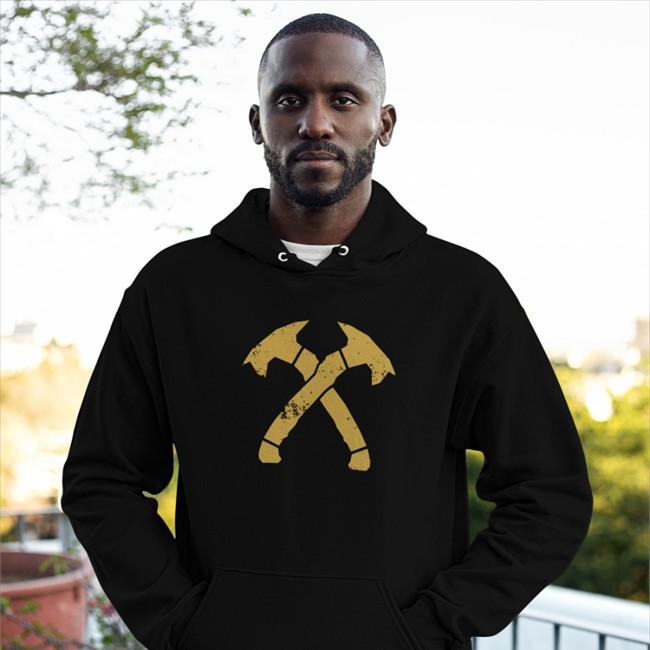 Jack Carr Merchandise Jack Carr Axe Crossed Hawks Tee Shirt