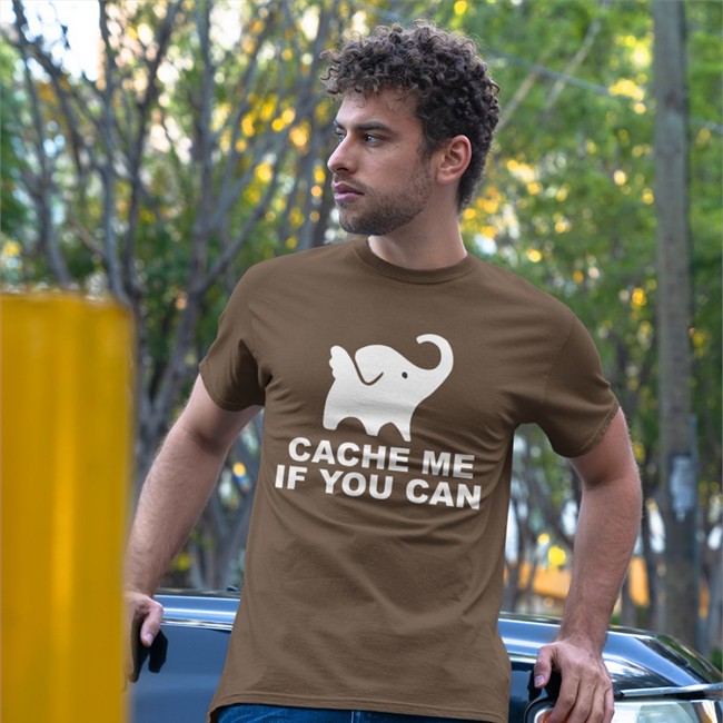 Nate Ebel Cache Me If You Can T-Shirts Droidcon Nyc