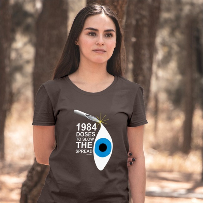 Wearechange Merch1984 Does To Slow The Spread Baseball Sleeve Tee Luke Rudkowski